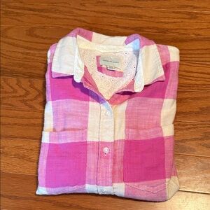 AEO Plaid Button-Up Shirt